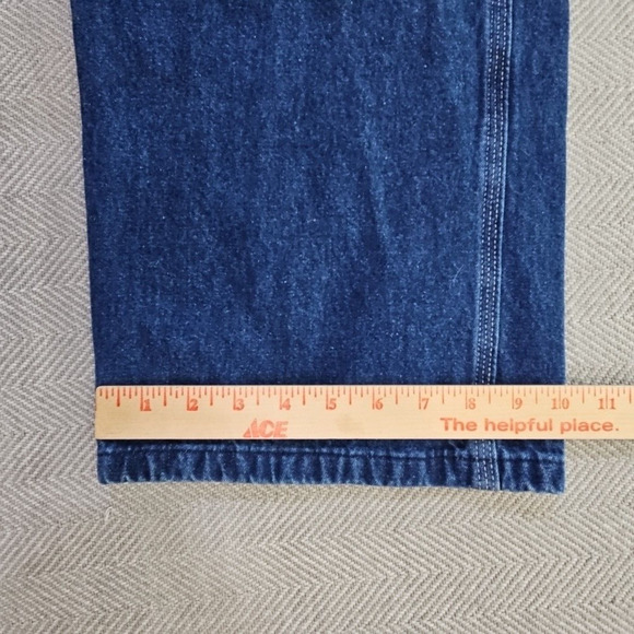 Carhartt Denim Dungarees Overalls Workwear Coveralls XL W 38 x L 32 Y2K Blue - Picture 14 of 14